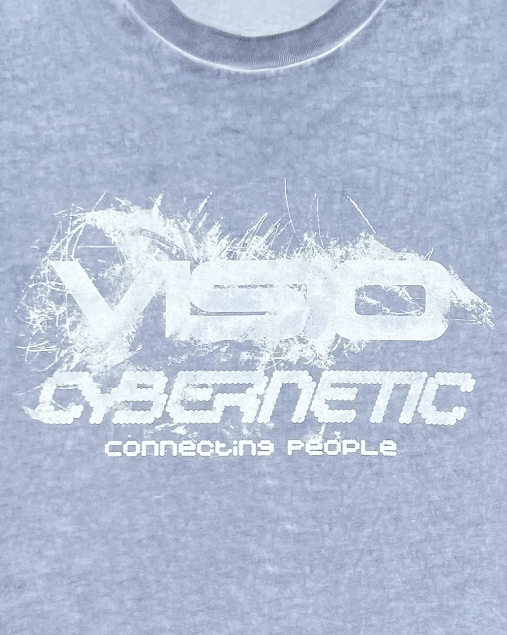 CYBER TEE WASHED BLUE - Image 3