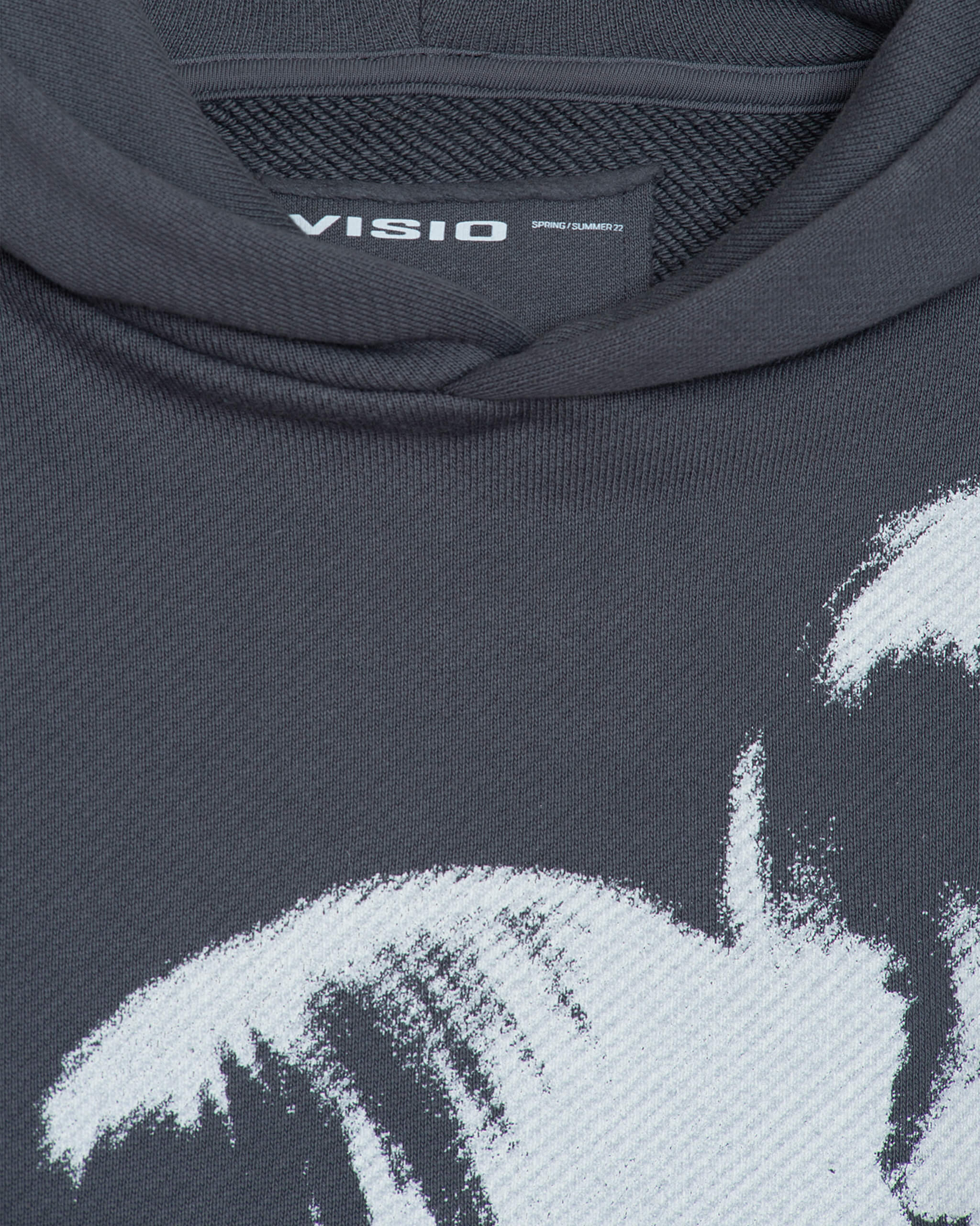 DECONSTRUCTED HOODIE GREY - Image 6