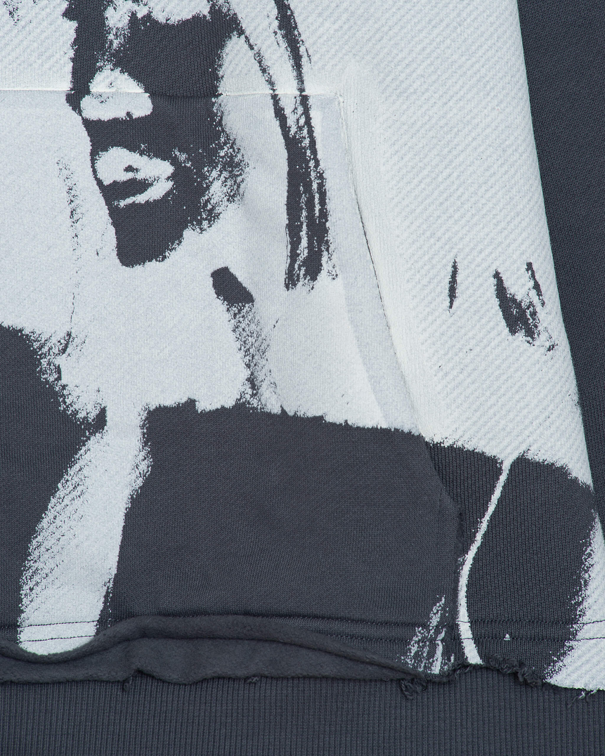 DECONSTRUCTED HOODIE GREY - Image 7