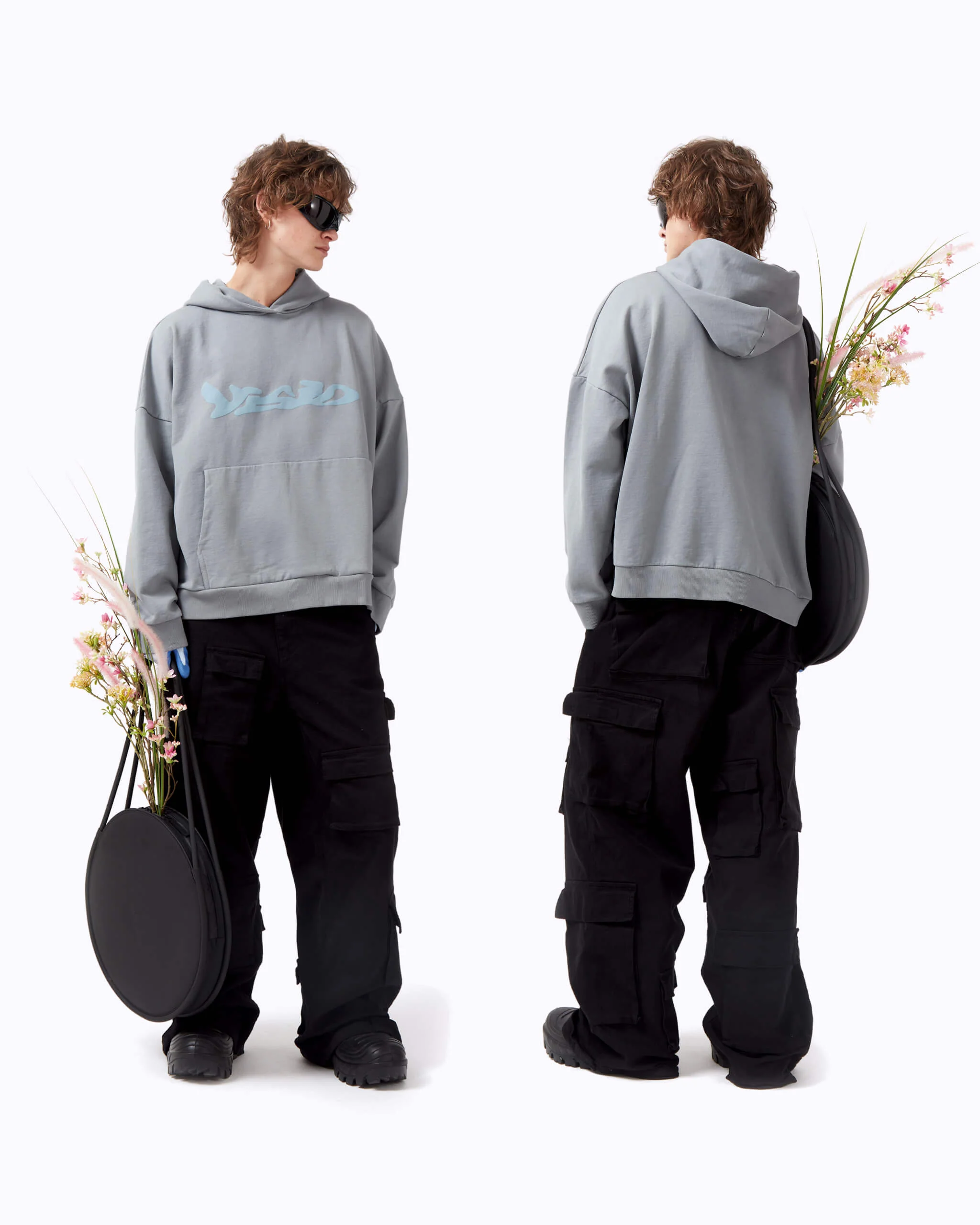 INAR LOGO HOODIE GREY - Image 4