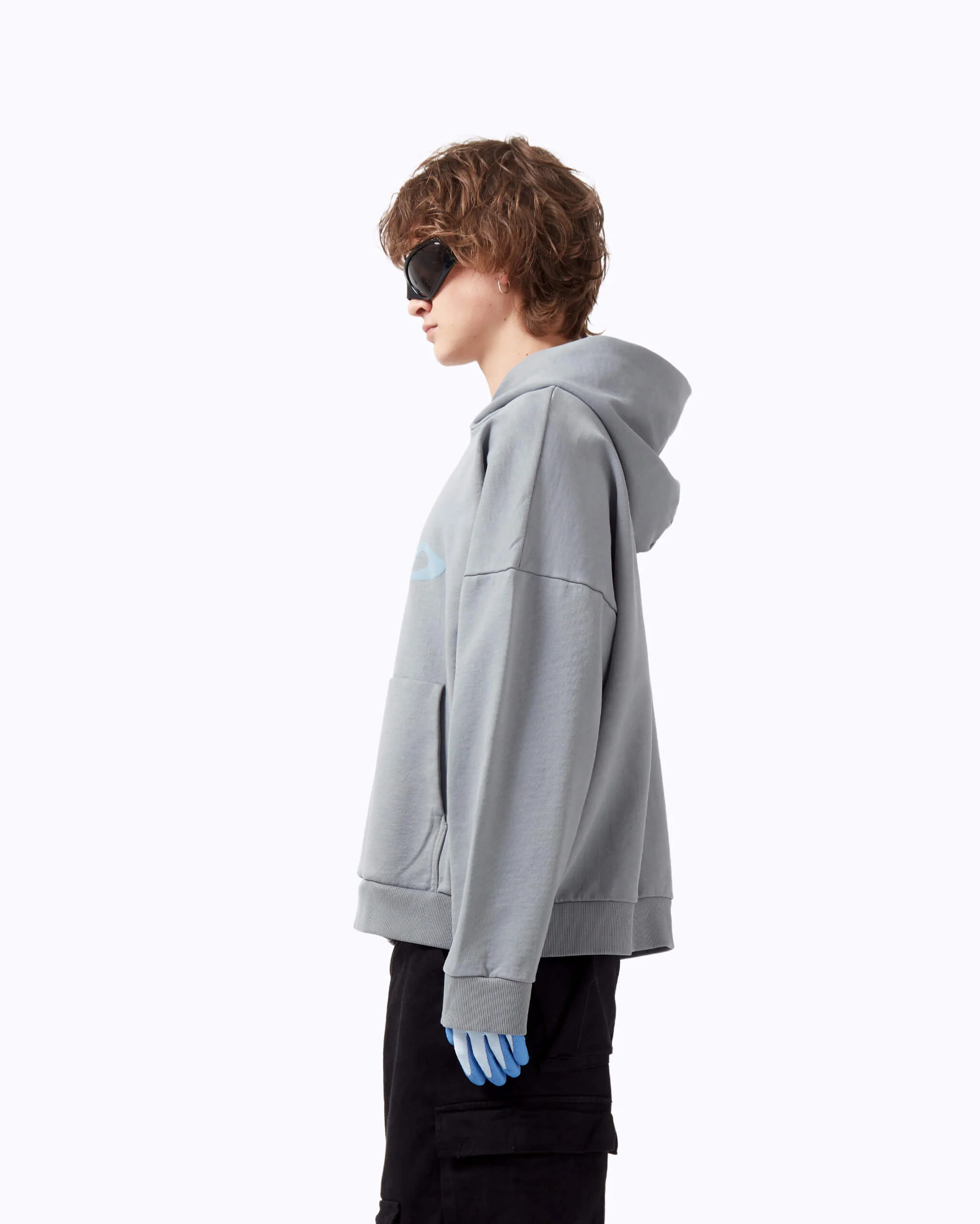 INAR LOGO HOODIE GREY - Image 6