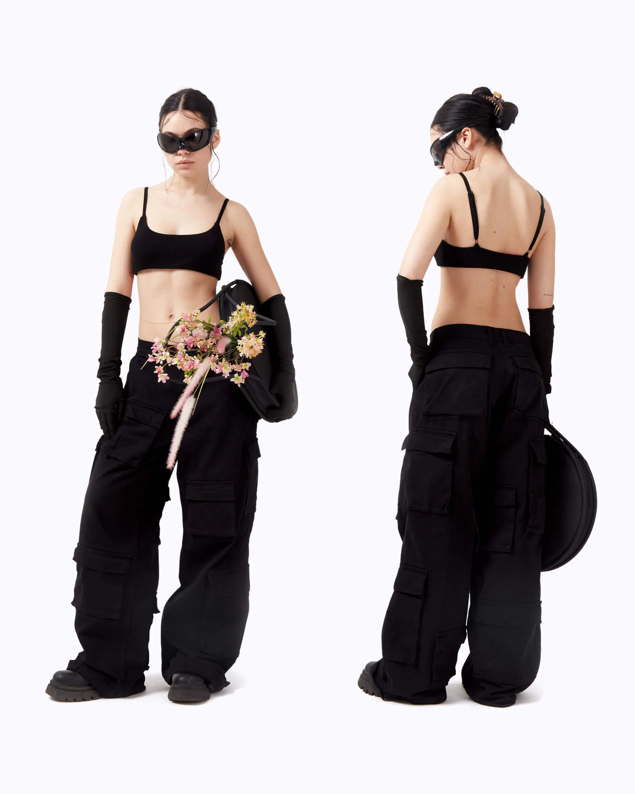 MULTI POCKET CARGO BLACK - Image 3