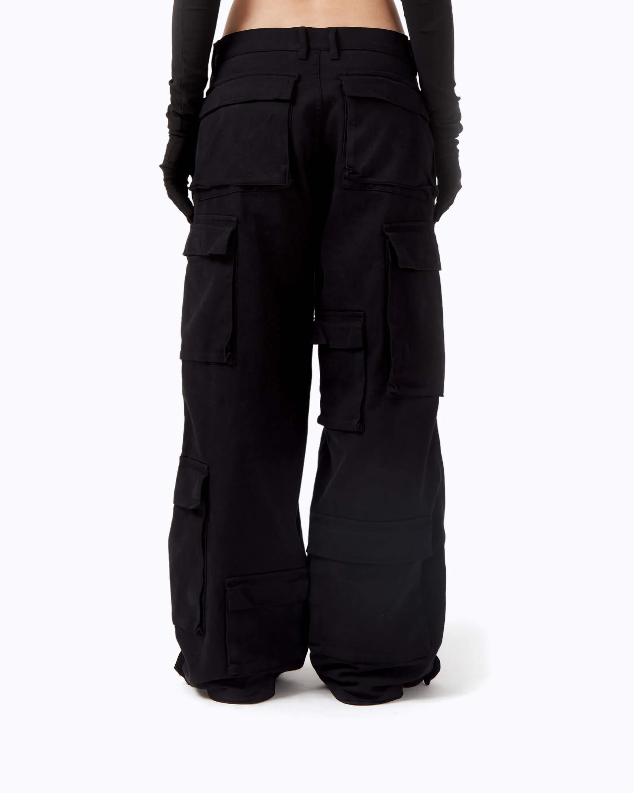 MULTI POCKET CARGO BLACK - Image 7