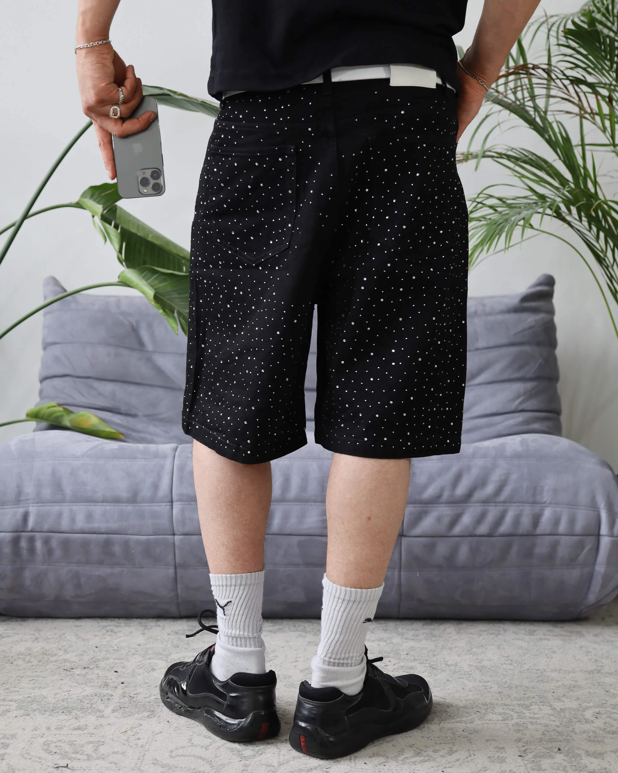 RHINESTONE JORTS - Image 5