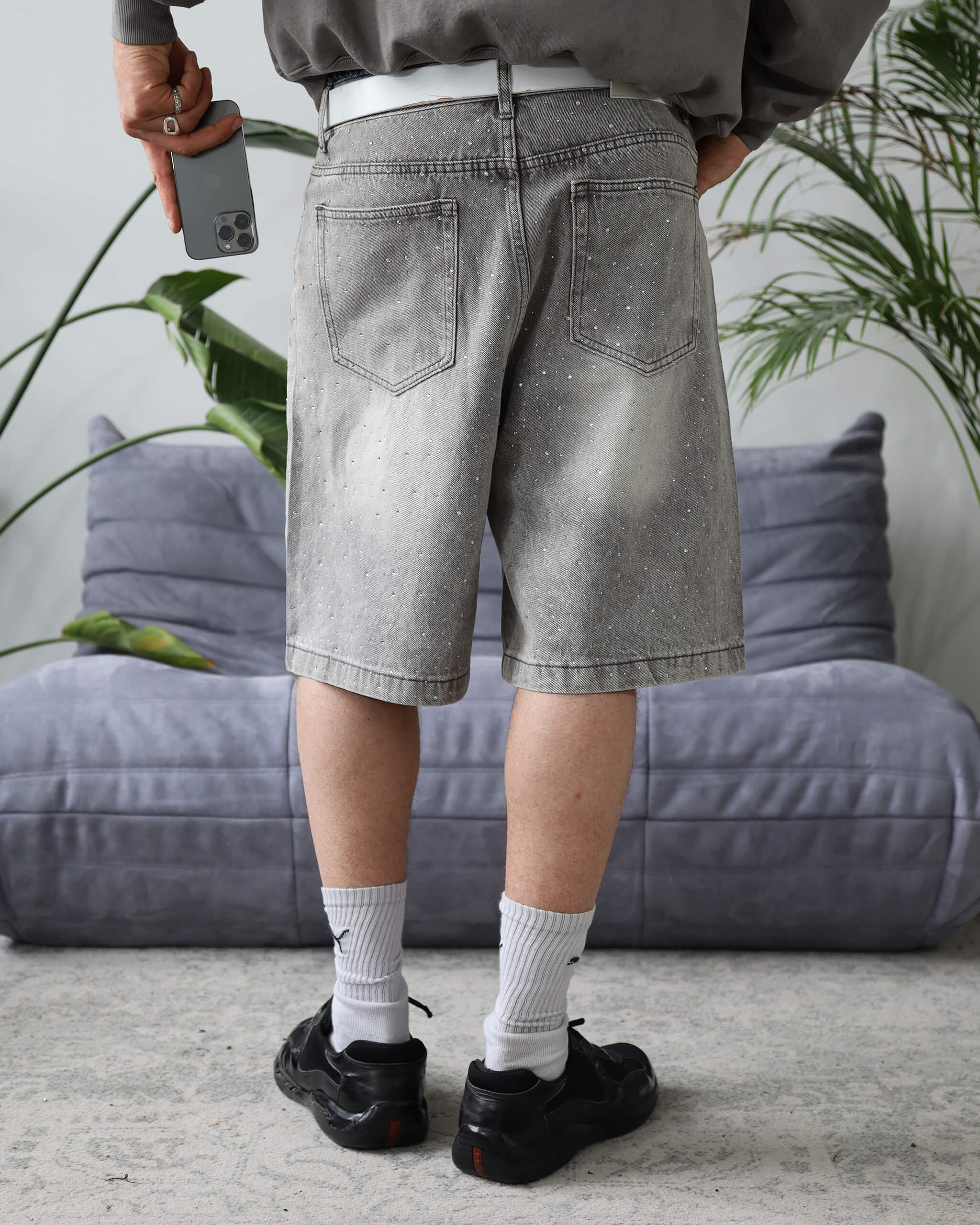 RHINESTONE JORTS - Image 5