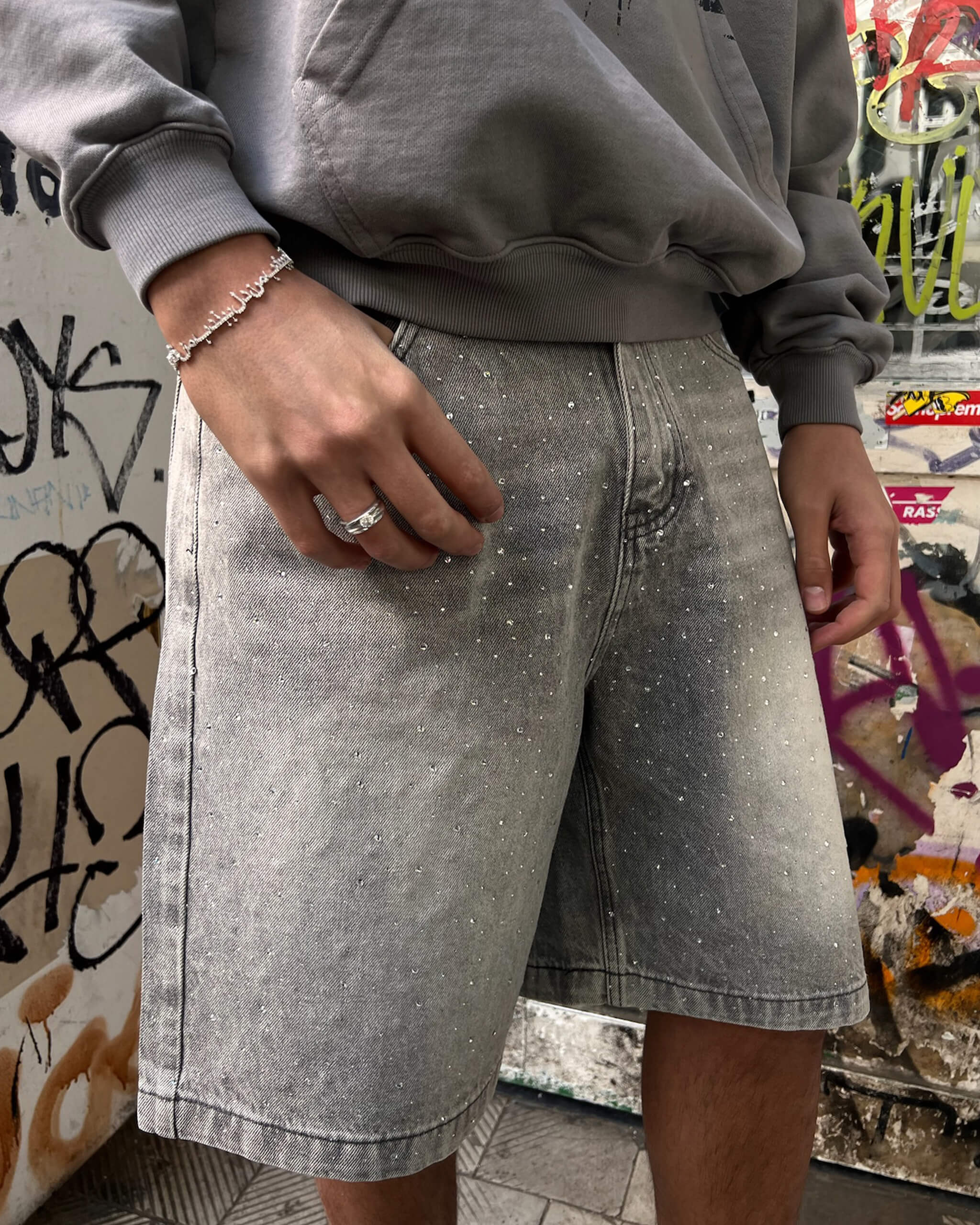 RHINESTONE JORTS - Image 6