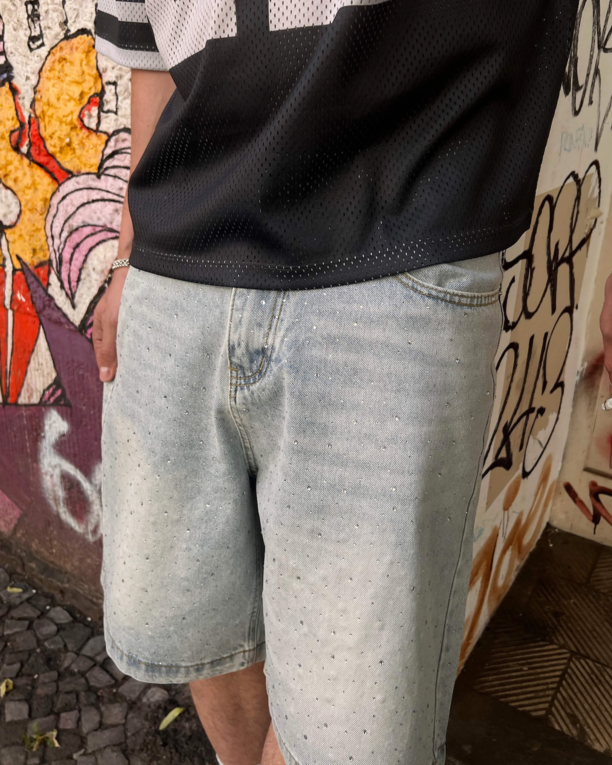 RHINESTONE JORTS - Image 6